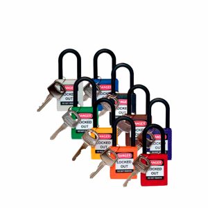 Candado de seguridad con arco plástico BRADY